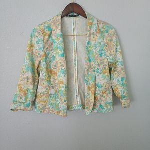 Maurice's Pastel Floral Blazer